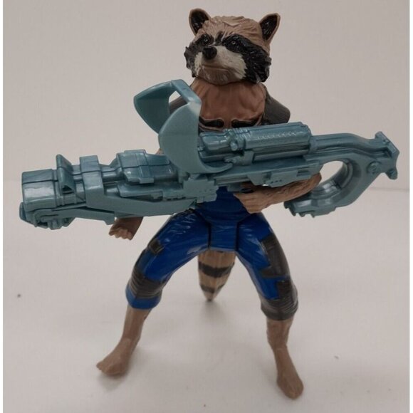 Rocket Raccoon Figure with Weapon Hasbro Titan Hero - Picture 1 of 4
